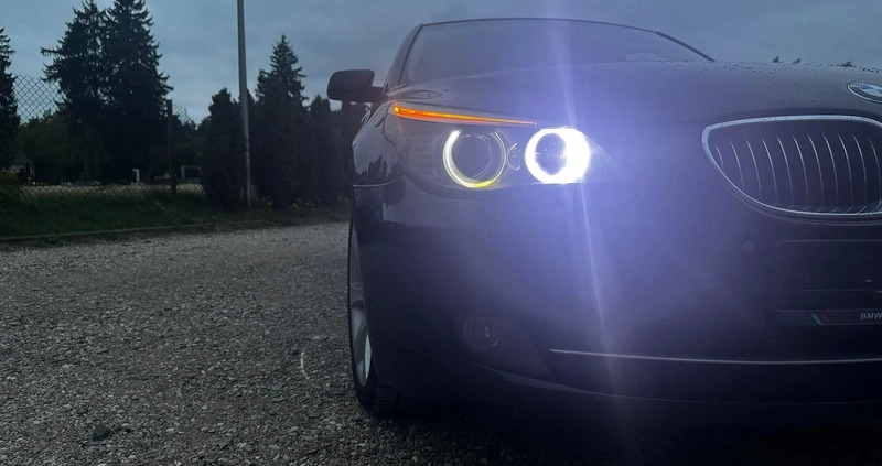 BMW Seria 5 cena 53500 przebieg: 162700, rok produkcji 2008 z Jaworzno małe 379